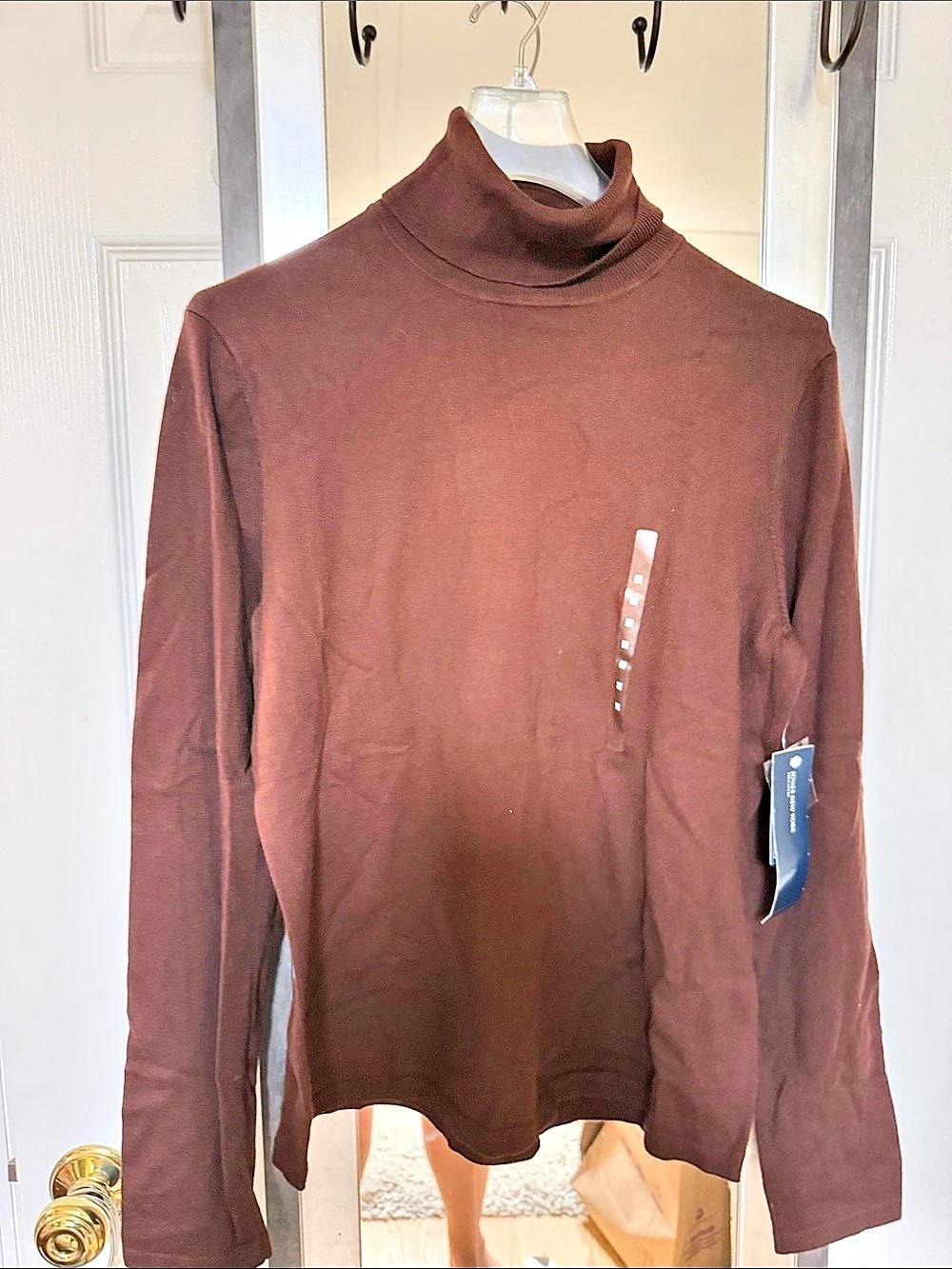 Jones New York Brown Turtleneck Size Medium NWT